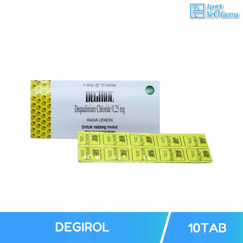 DEGIROL LOZ STR 10 TAB