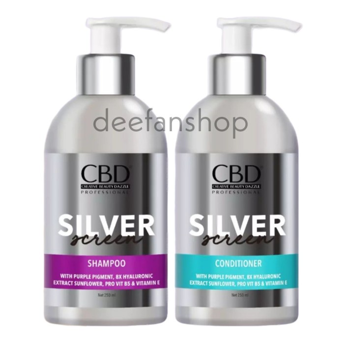 CBD Silver Screen Shampoo Conditioner