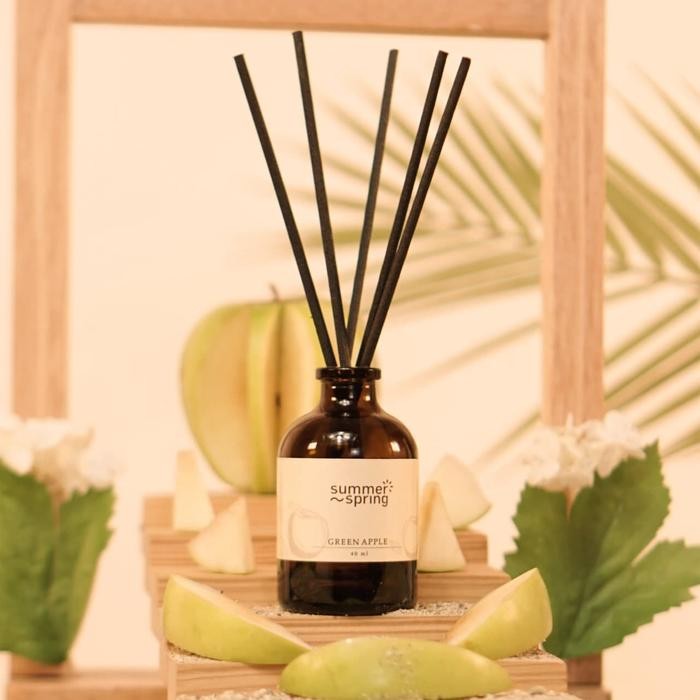 GREEN APPLE REED DIFFUSER SUMMERSPRING ORIGINAL AROMATHERAPY