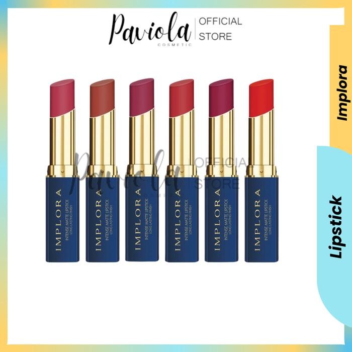 paviola implora lipstick intense matte - implora lipstick [mutu terbaik]