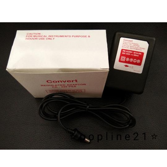 ADAPTOR CONVERT 9V - 300 MA