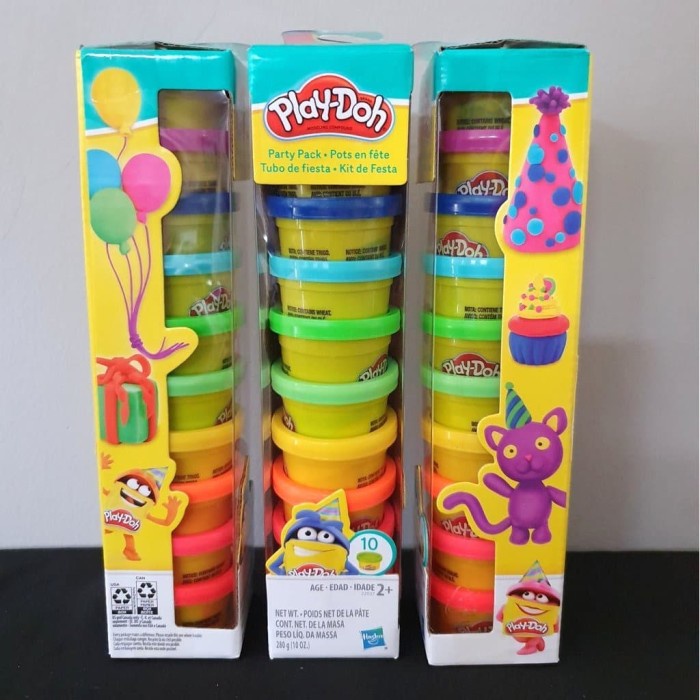 Playdoh Party Pack Refill Set isi 10pcs