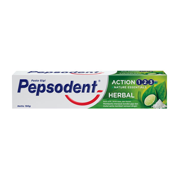 PEPSODENT TOOTH PASTE HERBAL NEW 190 GR