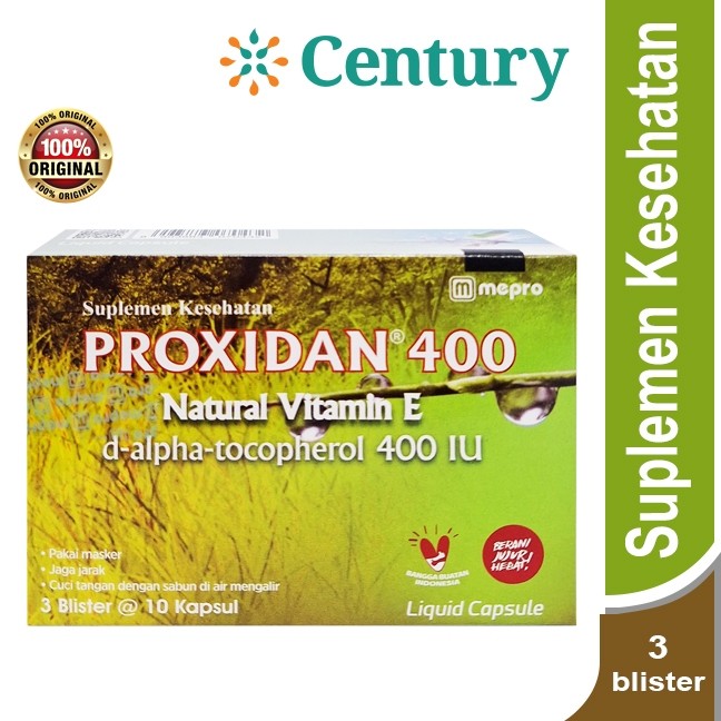 PROXIDAN 400 VIT E  1 BOX 30'S / VITAMIN E / MULTIVITAMIN E