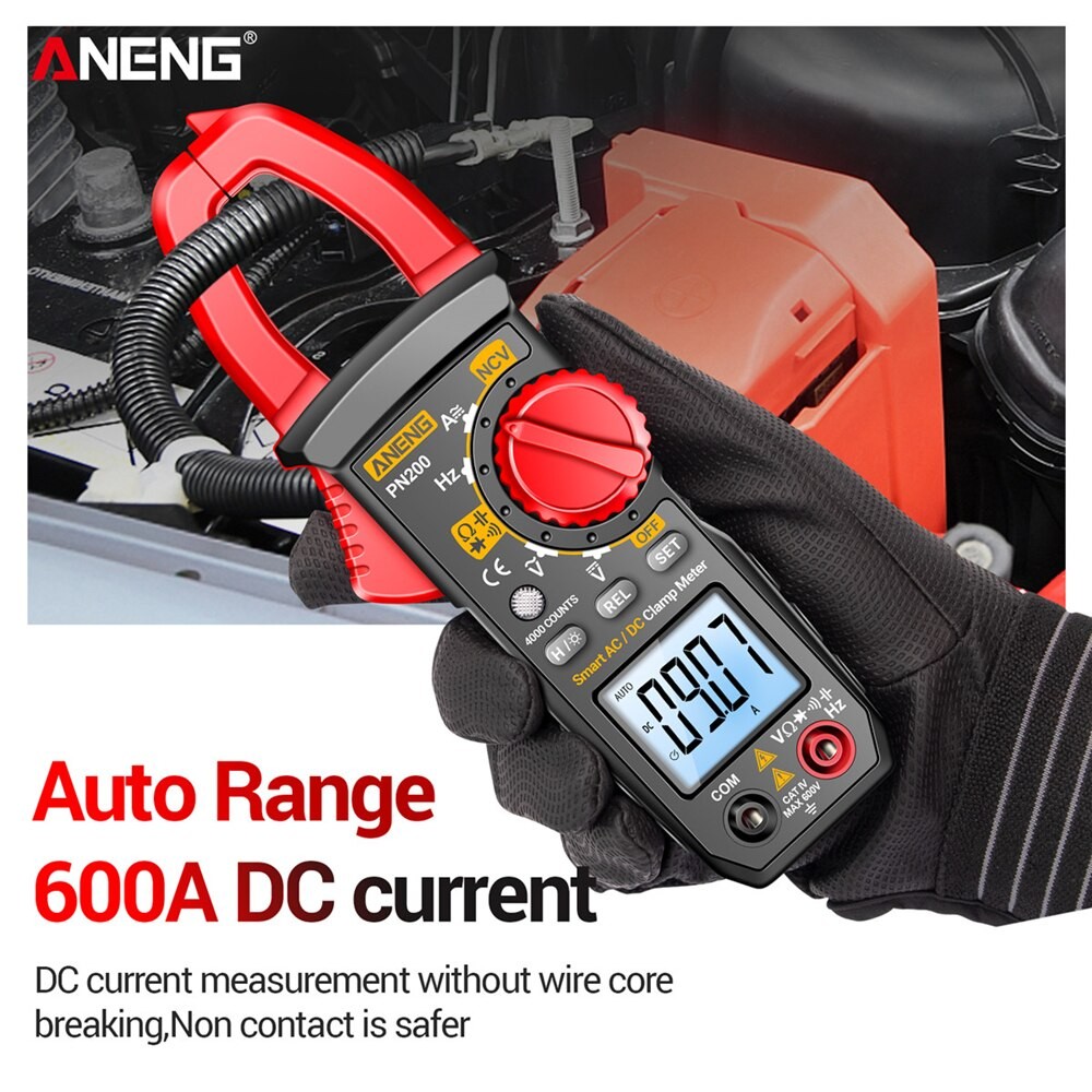 ANENG Clamp Meter Digital Multimeter Multitester Backlit Screen - PN200