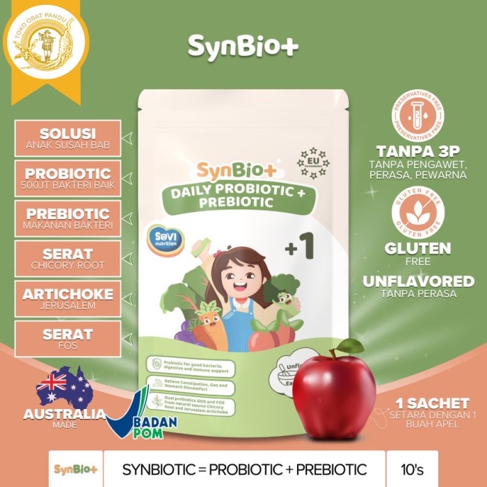 Synbio Plus Daily Prebiotic and Probiotic 10'S