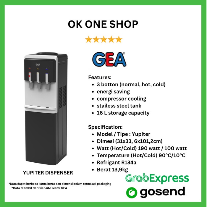 Gea Yupiter Dispenser Dispenser Yupiter