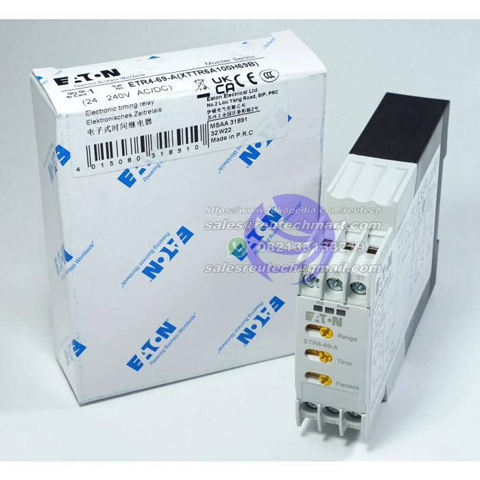 Eaton ETR4-69-A 031891 Timer Relay