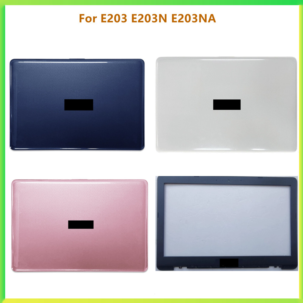New Laptop LCD Back Cover Case Front Frame Bezel Housing Case For ASUS E203 E203N E203NA Shell