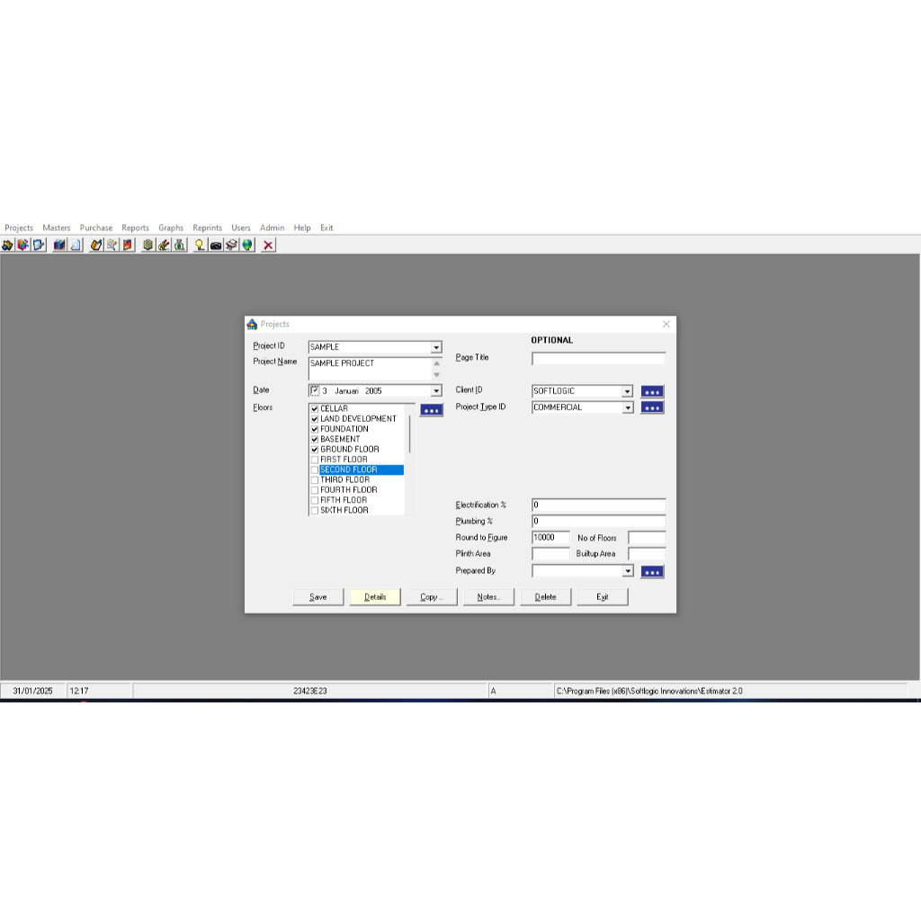 Software Management Proyek Kontraktor Estimator 2.0 Full Version Lifetime