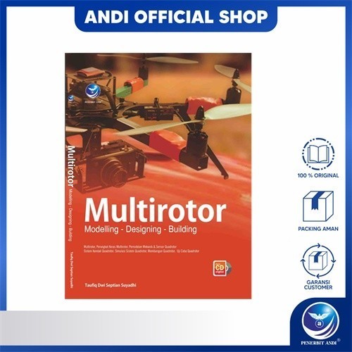 Penerbit Andi - Buku Multirotor, Modeling- Designing- Building+cd