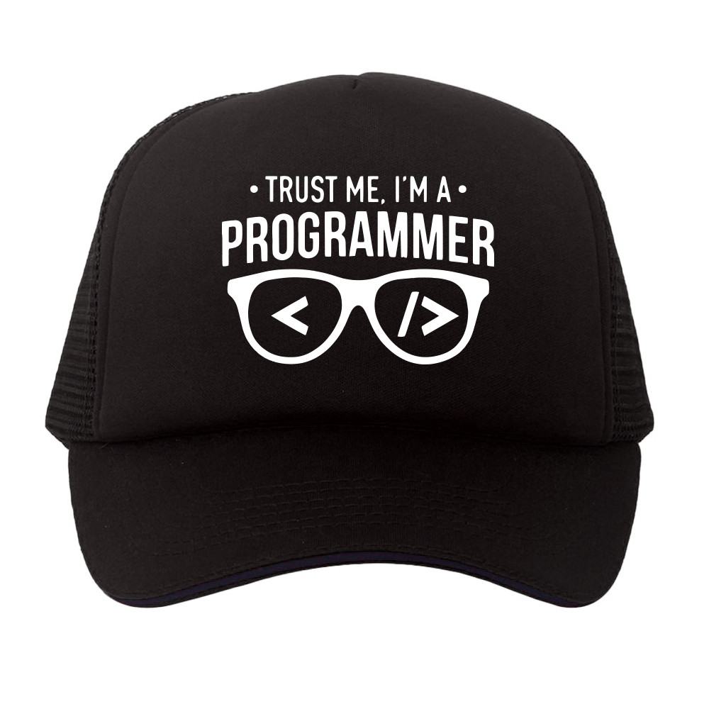Topi Trucker Profesi Programmer Coder Coding Trust Me