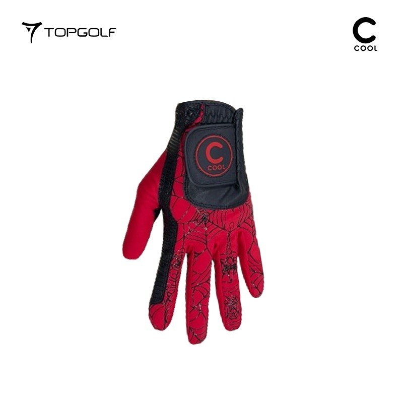 GLOVE COOL SPIDER BLACK/RED
