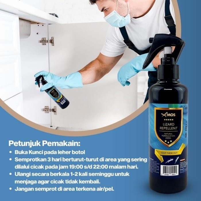X-MOS LIZARD REPELLENT 250ML