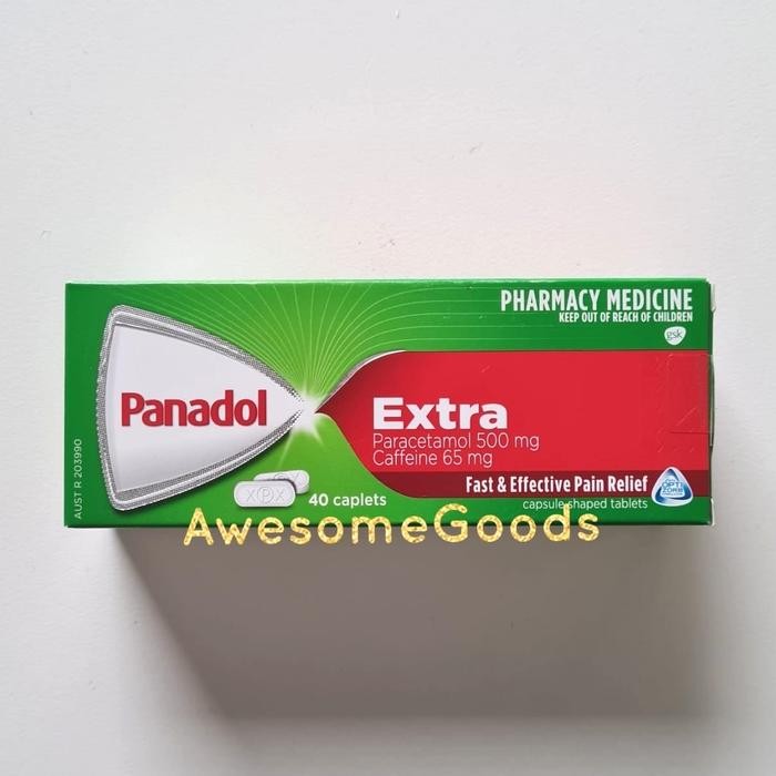 Panadol Extra Australia 40 Caplets