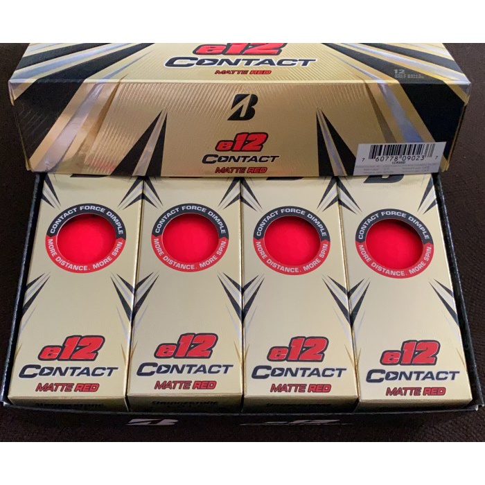 Golf Bridgestone e12 Contact Red (Dozen)