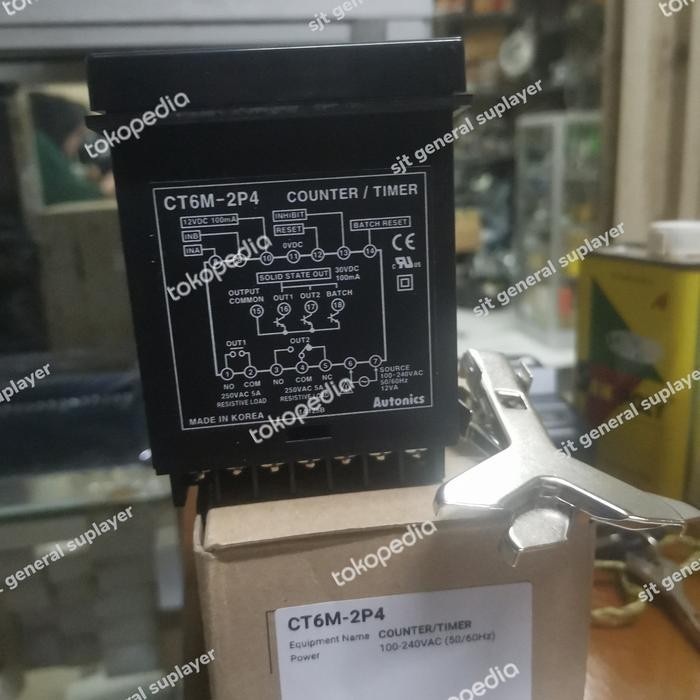 CT6M-2P4 COUNTER/TIMER AUTONICS TERMURAH