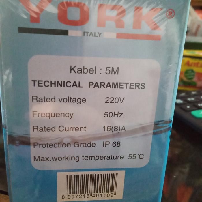 JTTOP" FLOATING FLOAT SWITCH YORK RADAR KABEL 5M