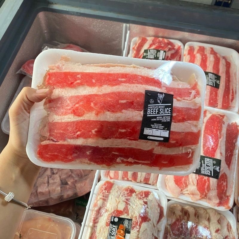 Daging Slice Beef Lemak kualitas Medium 500gr