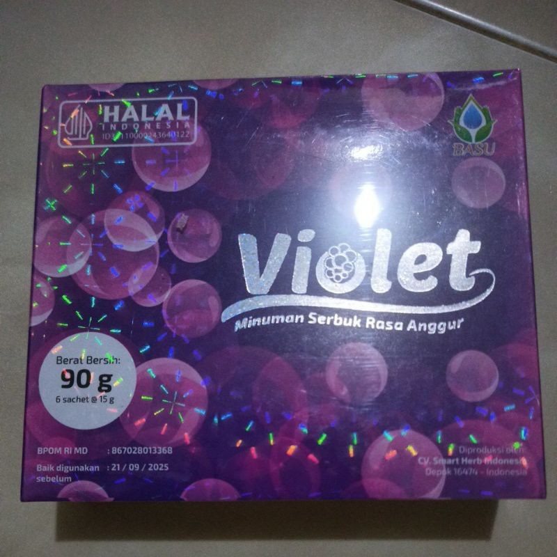 Violet minuman colagent perbox