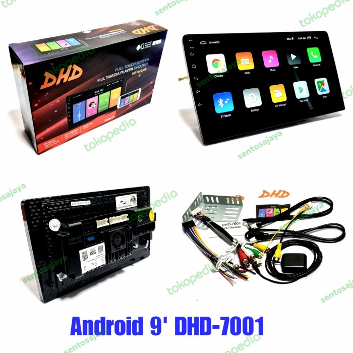 BISA GOSEND! HEAD UNIT ANDROID 9 INCH DHD-7001