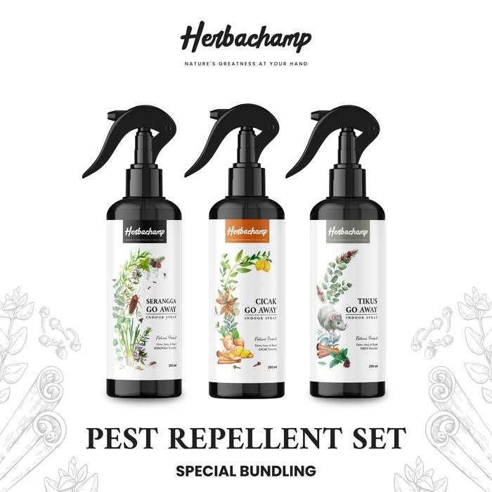 Herbachamp - Pest Repellent Set