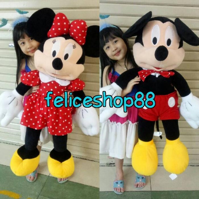 boneka minnie mouse/mickey mouse jumbo/besar