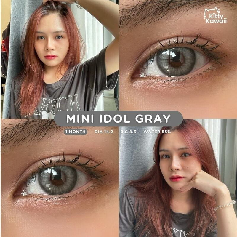 SOFTLENS KITTY MINI IDOL 14.2 MM (NORMAL & MINUS)