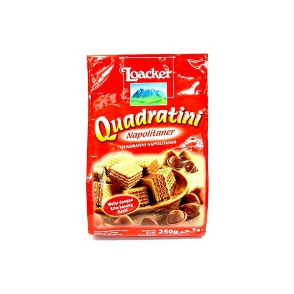 LOACKER QUADRATINI NAPOL 250 GR