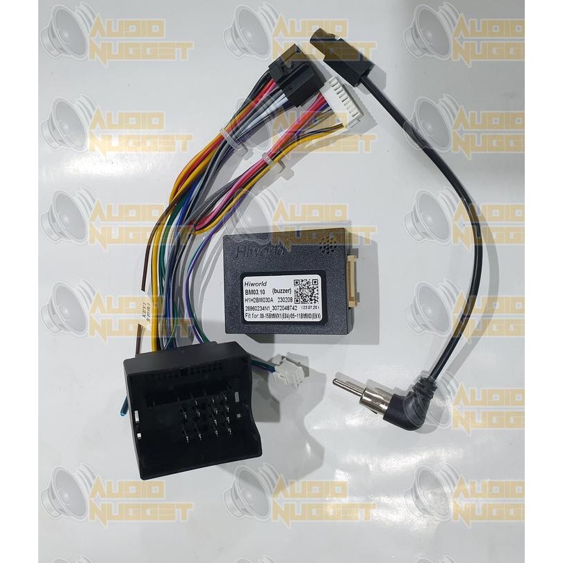 PREMIUM Modul kabel socket remot stir canbus android BMW 3 E90 2005