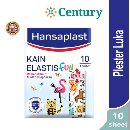 Hansaplast Kain Elastis Fun 10s / Plester Luka