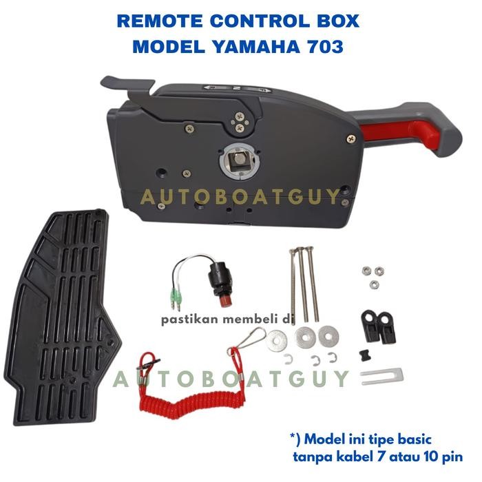 REMOTE CONTROL BOX / HANDLE GAS MODEL YAMAHA 703 MESIN TEMPEL BASIC