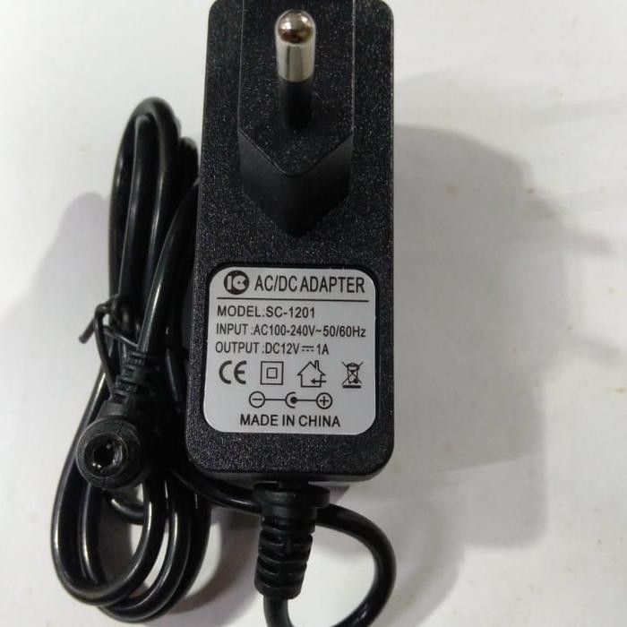 ADAPTOR 12V 1A MODEL SC-1201