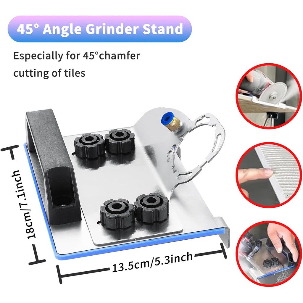 Angle Grinder Stand For Tile 45 Chamfer Cutting,Special Cutting Bracket. Angle Grinding Fixed