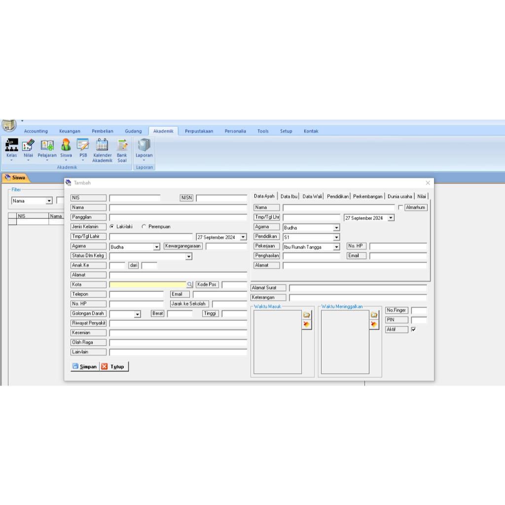 Software Sekolah . Full Version Lifetime