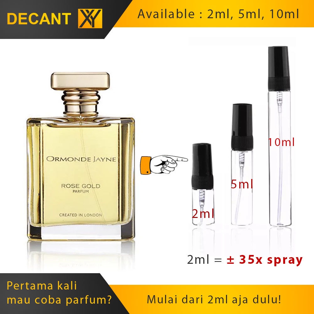 Decant Parfum Ormonde Jayne Rose Gold 2ml 5ml 10ml