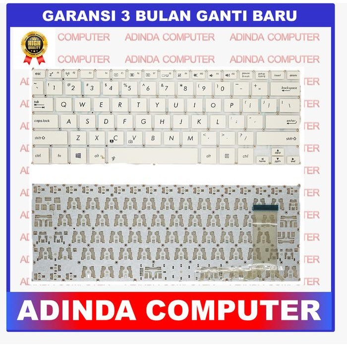 Juara_Tecno Keyboard Asus E202 E203 E203Nah Tp203 Tp203Nah E202 E202S E202M White