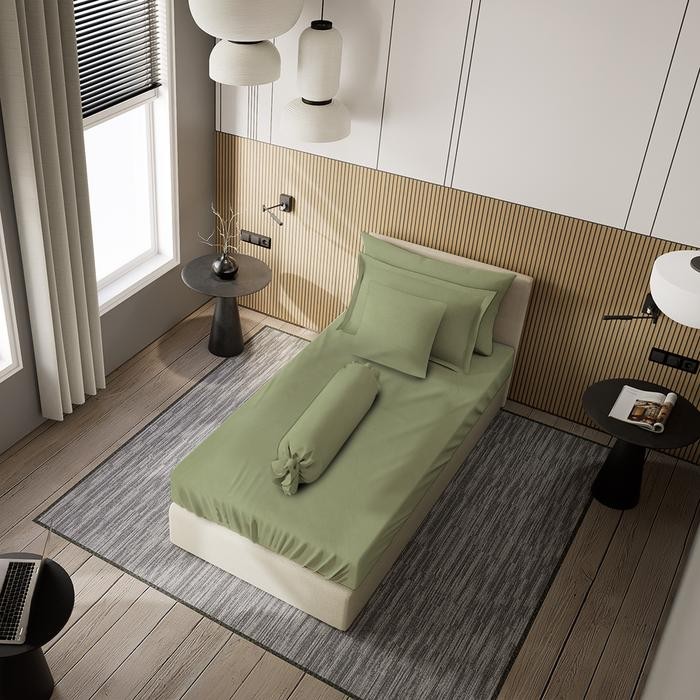 Sprei Nyenyak Solid Plain - Extra Single 100x200x30