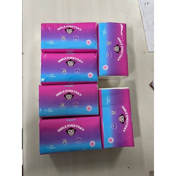 Tissue titasoft 360 helai PAKET 6 PCS