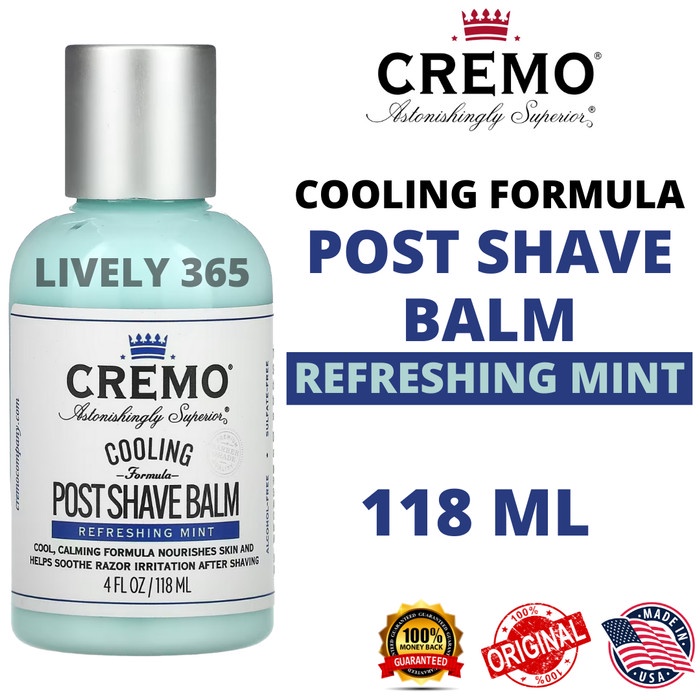 Cooling Formula Post Shave Balm Refreshing Mint CREMO