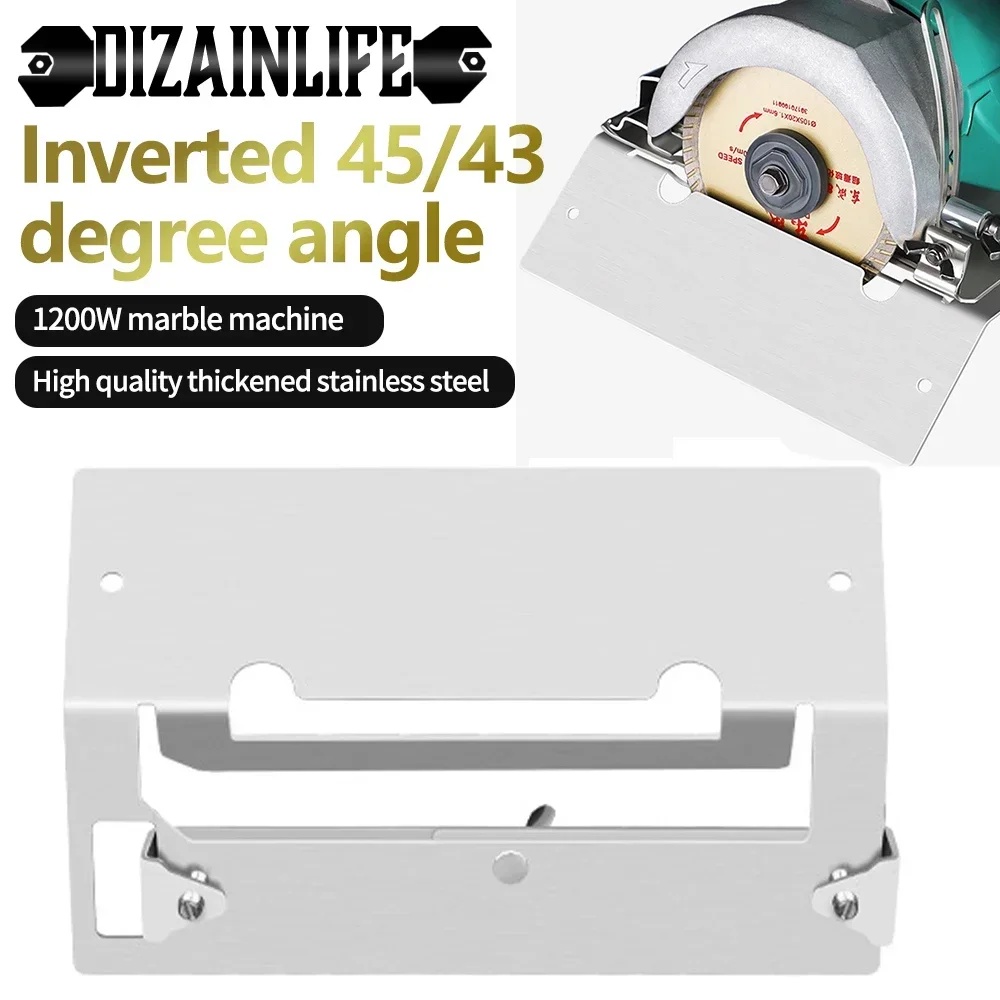Angle Grinder Stand for Tile 45° Chamfer Cutting Special Cutting Bracket Angle Grinding Fixed Holder Angle Grinder Tile Chamfer