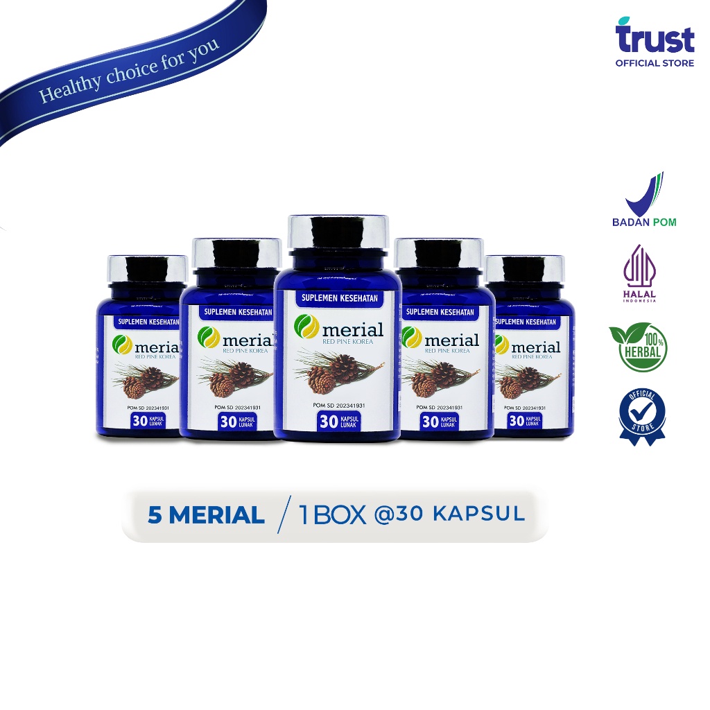 Merial Red Pine Korea - 5 Box [ Bundling Package]