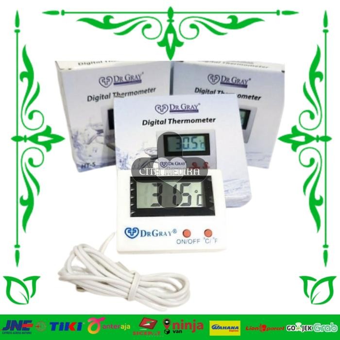 (Expert) Thermometer kulkas digital dr gray / themometer kulkas