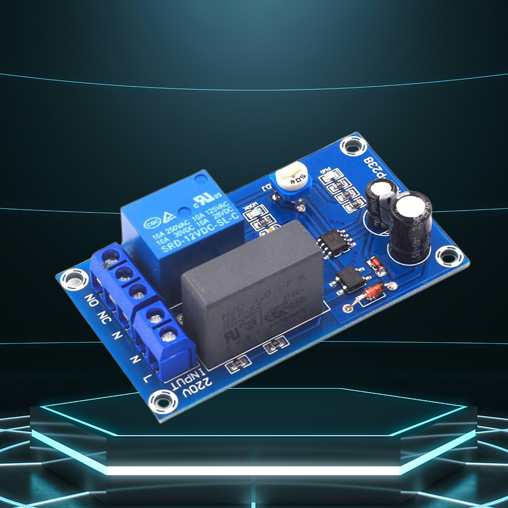 220V Adjustable Time Delay Relay Module with Dropping Resistor for Corridor and Staircase Lighting Solutions