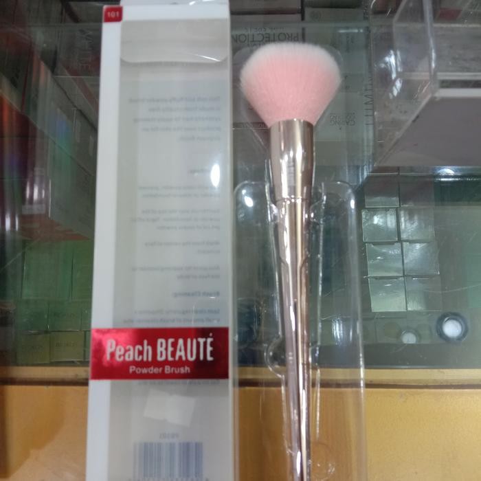 make up brush peach beaute