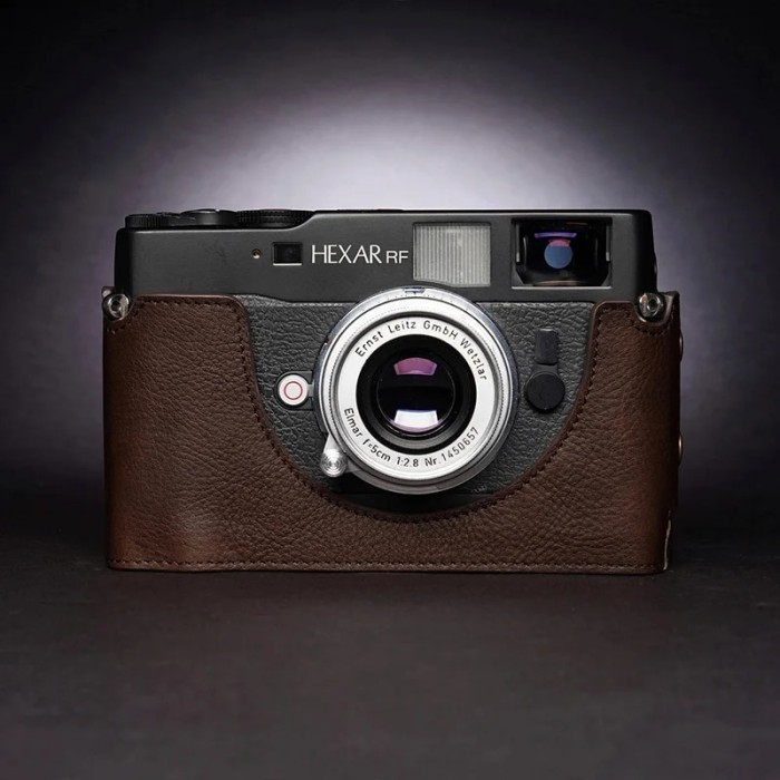 Design for KONICA Hexar RF Handmade Genuine Leather Camera Half Case