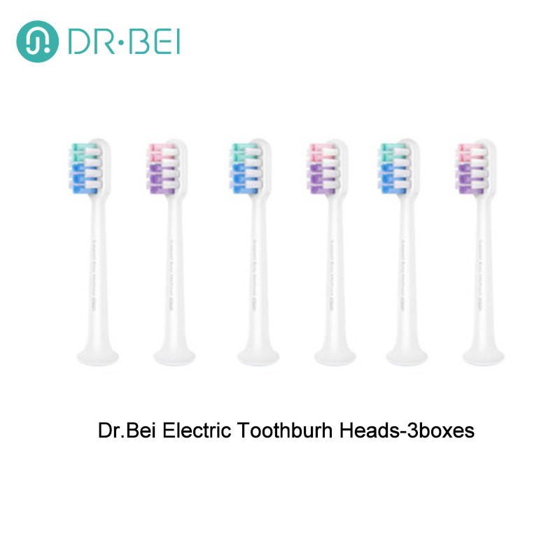 2/4/6PCS DR.BEI Electric Toothbrush Heads Replaceable Brush Heads