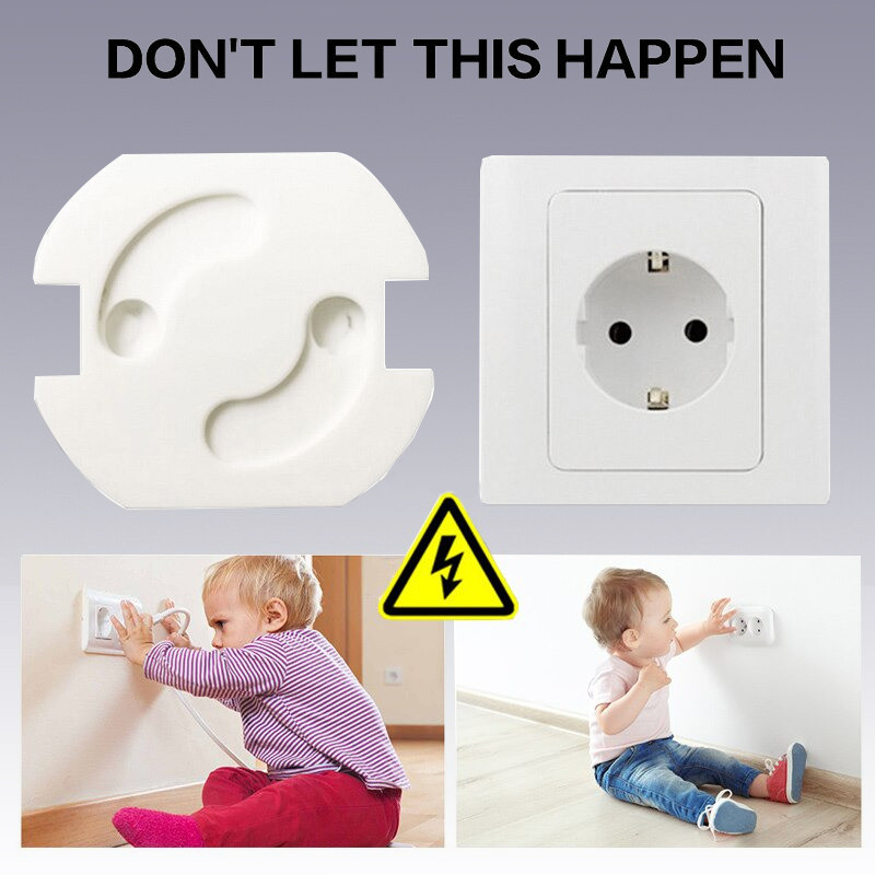 Safety Socket Plug Listrik EU Spring Style - ZC6001