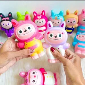 Mainan Boneka Squishy Labubu Tinggi 12 cm