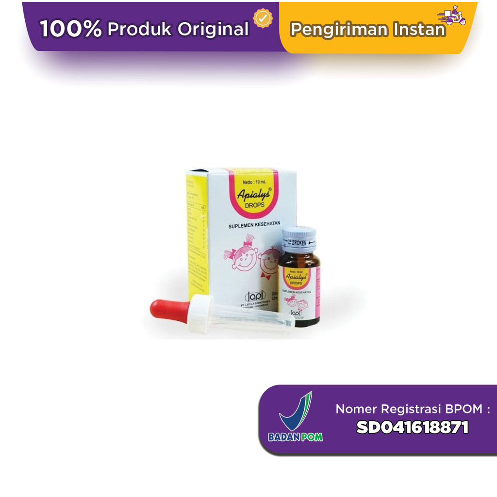 Apialys Drops 10 ml - Halodoc